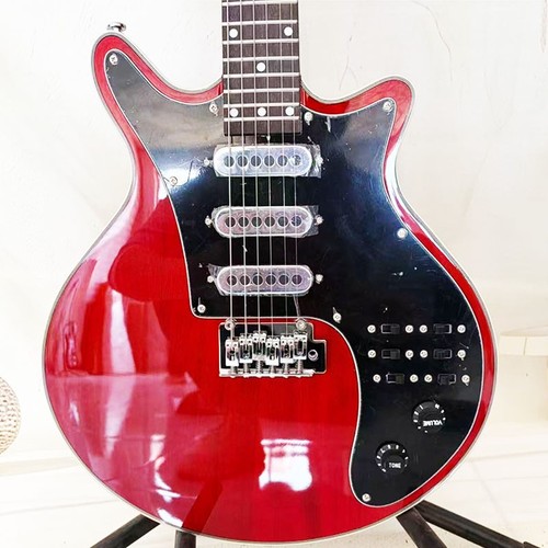 Red electric guitar - red, three